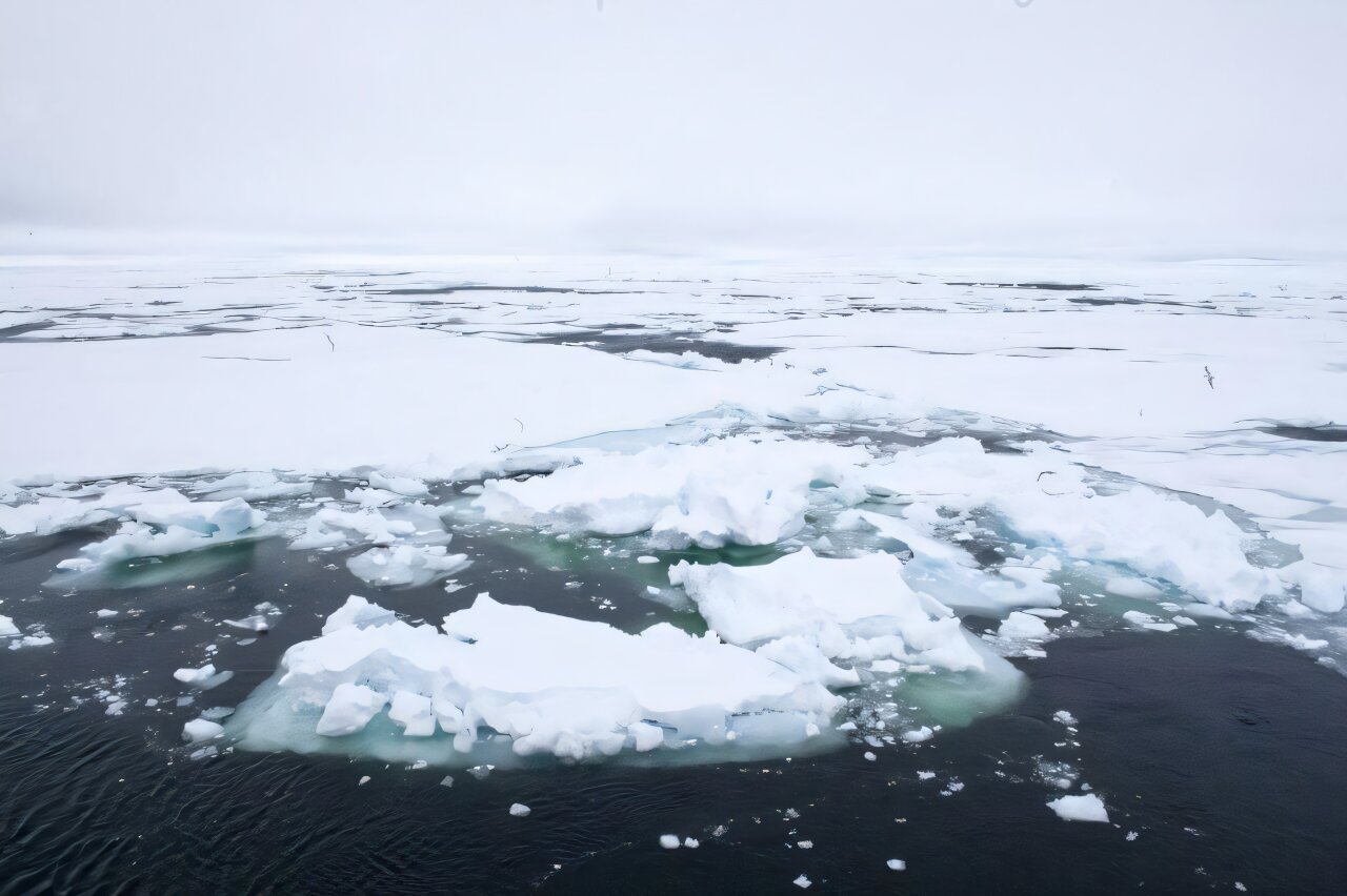 Smeltend zee-ijs in de Arctis kan wereldwijde oceaanstromingen beïnvloeden, waarschuwt studie