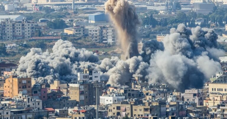 Foto's: Israël valt Zuid-Beiroet aan na nieuwe evacuatiewaarschuwing voor Libanon