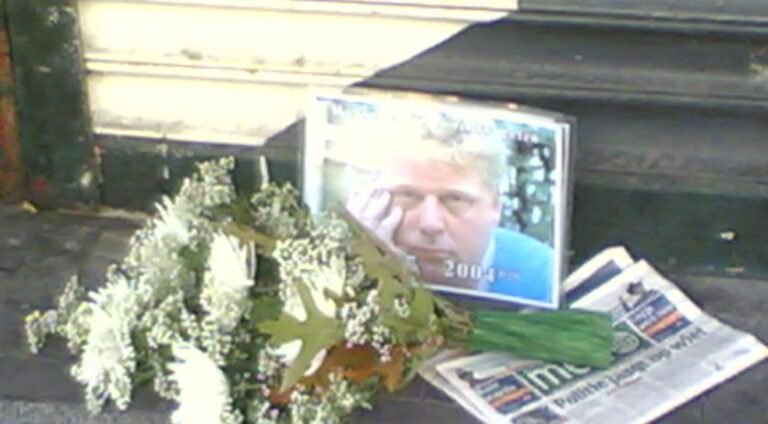 Herdenking van Theo van Gogh in Amsterdam, 20 jaar na zijn moord