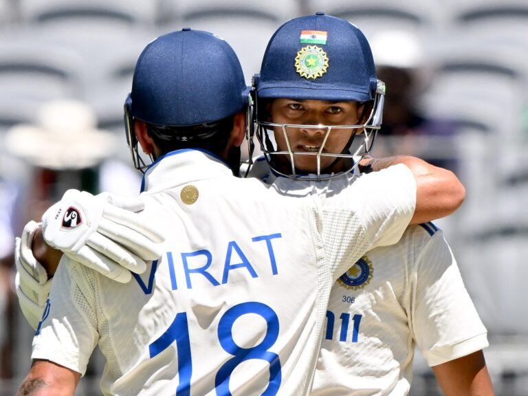 India Leidt Australië in Perth Test na Centuries van Jaiswal en Kohli