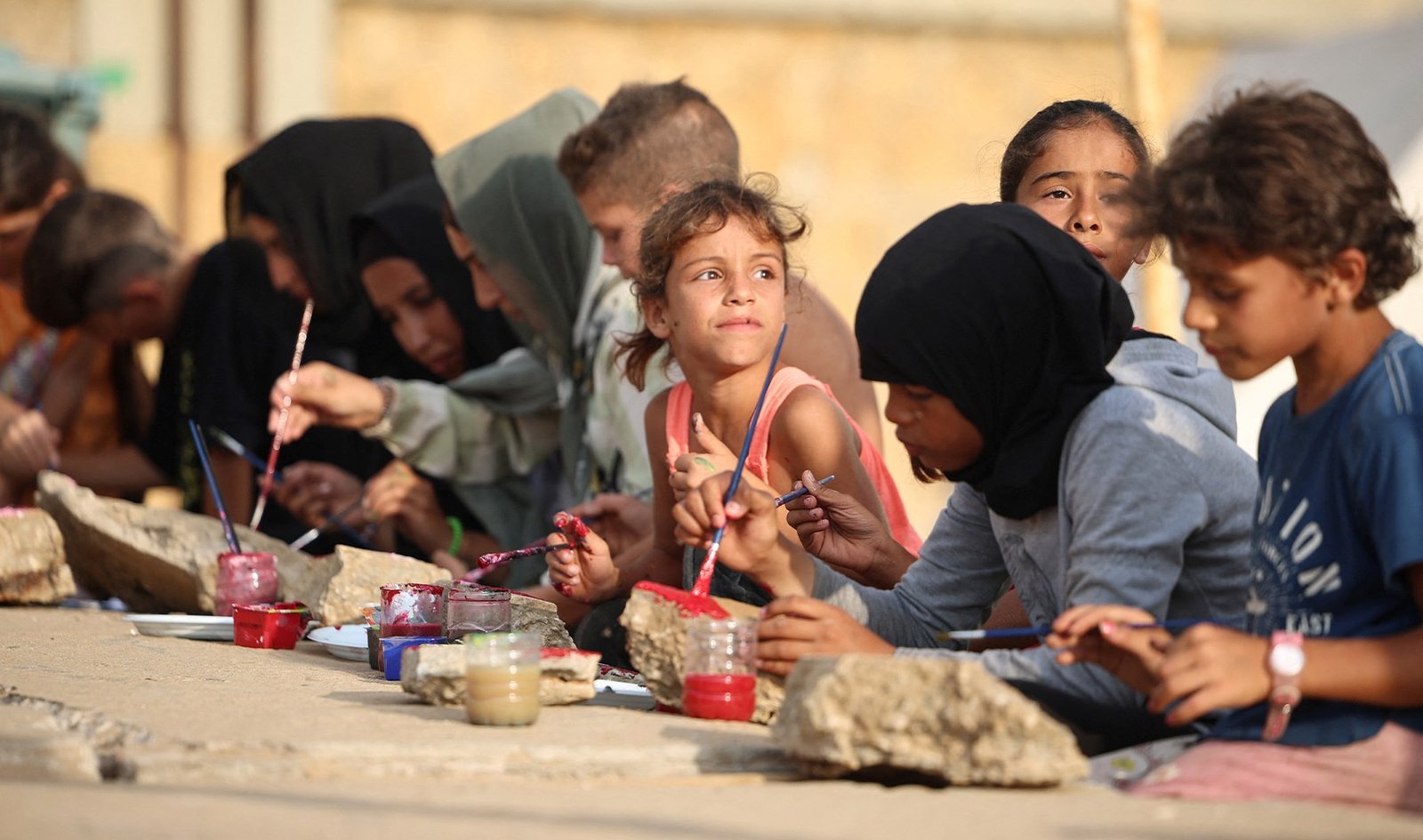 Kinderen als slachtoffers van de oorlog in Libanon