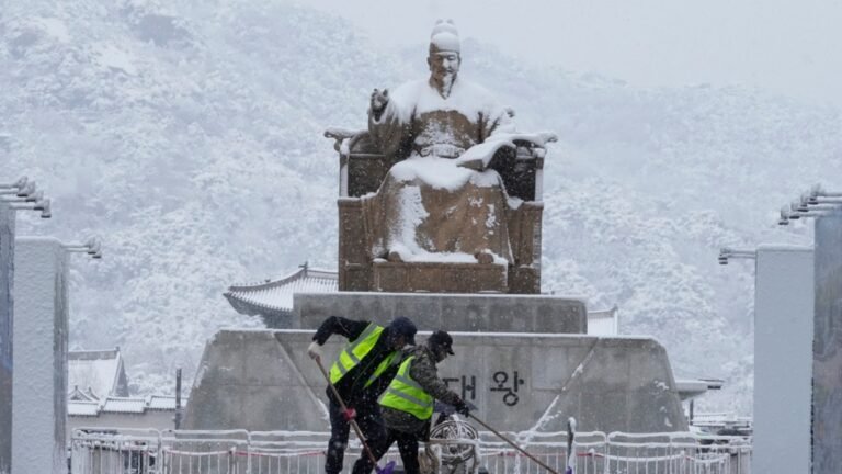 Minstens drie doden door zware sneeuwval in Zuid-Korea