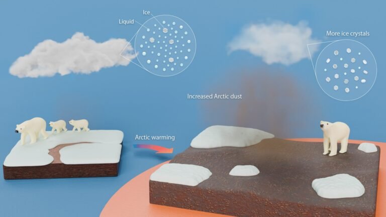 Onderzoekers onthullen complexe relatie tussen opwarming van de Arctis en Arctische stof