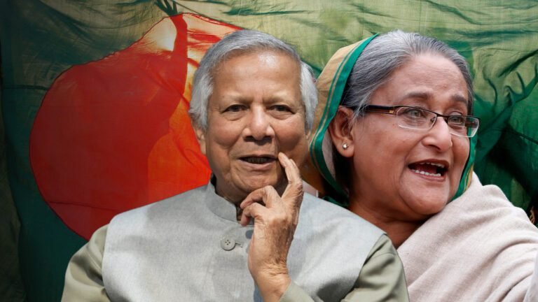 Yunus over Hasina: Ze kan zichzelf premier van Bangladesh noemen, maar de werkelijkheid is anders