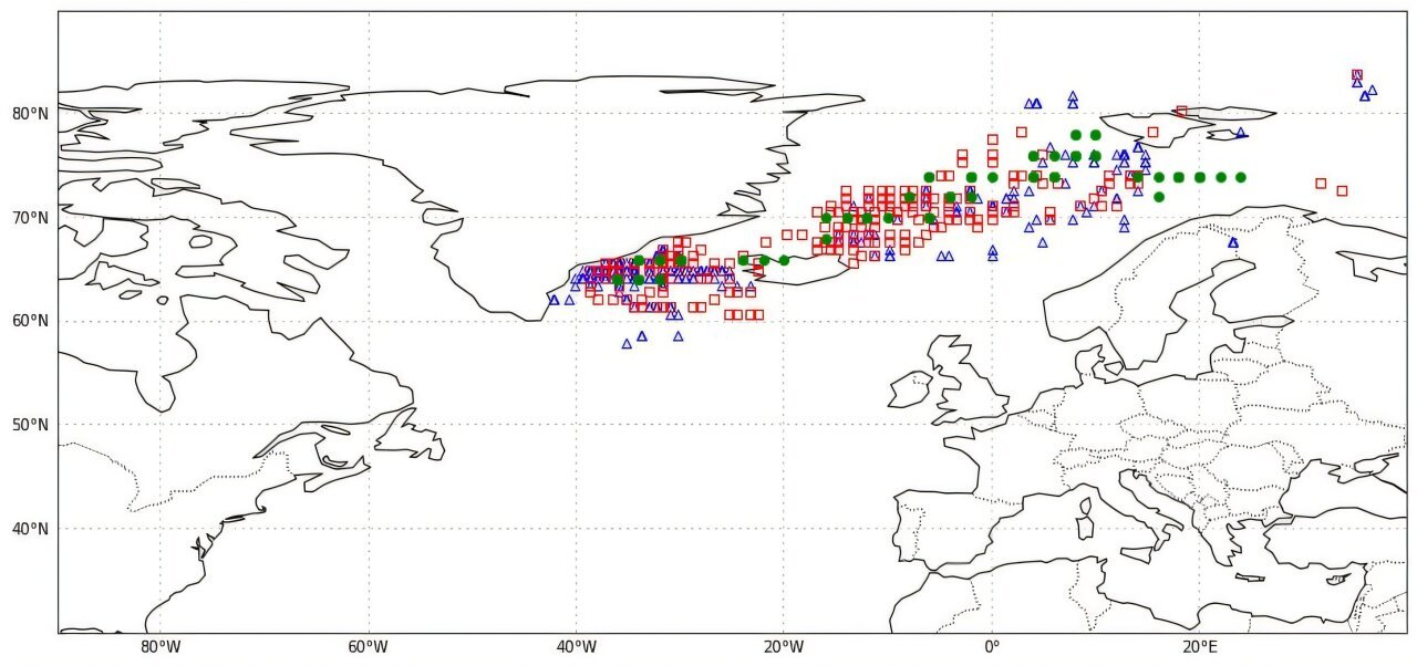 500-jarige simulaties onthullen natuurlijke factoren achter verschuiving van de Noord-Atlantische Oscillatie