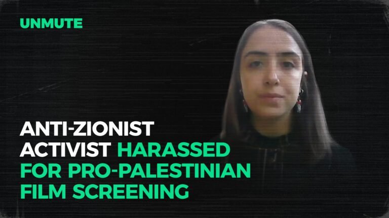 Anti-Zionistische activist lastiggevallen tijdens vertoning van pro-Palestijnse film