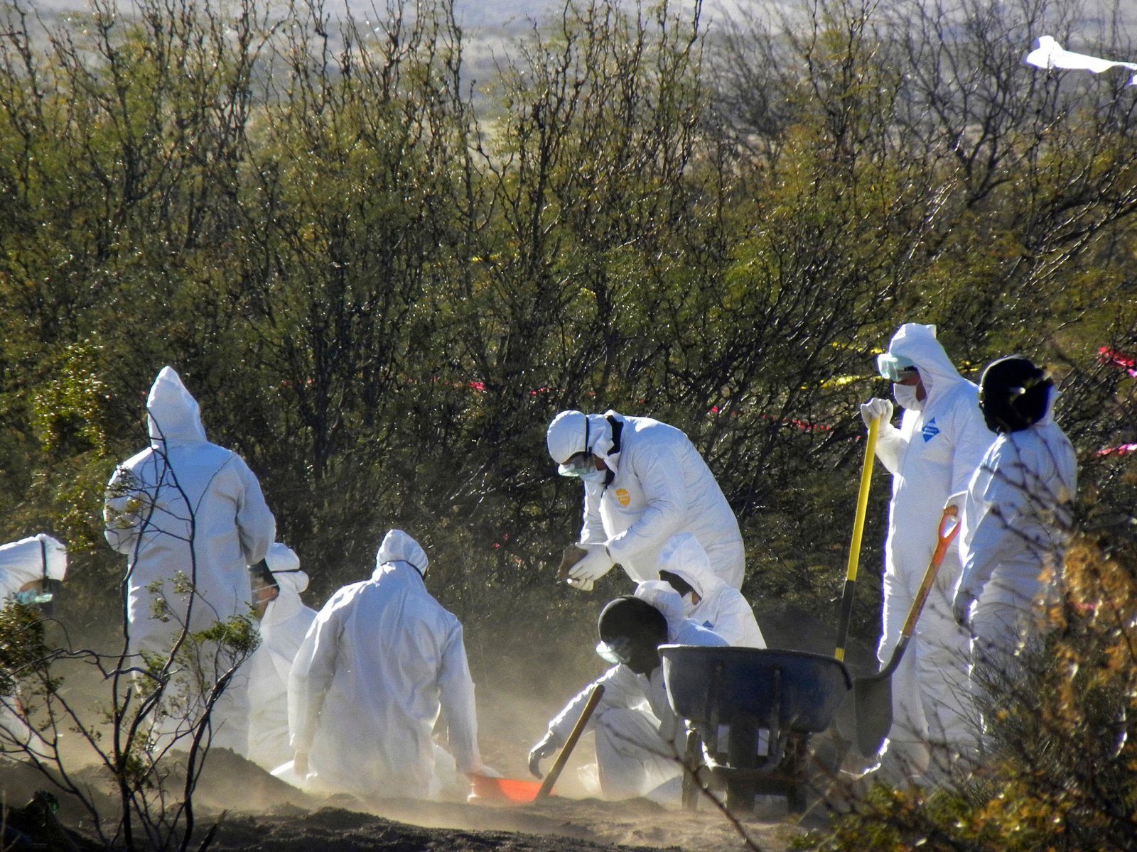 Autoriteiten ontdekken 12 lichamen in clandestiene graven in Noord-Mexico