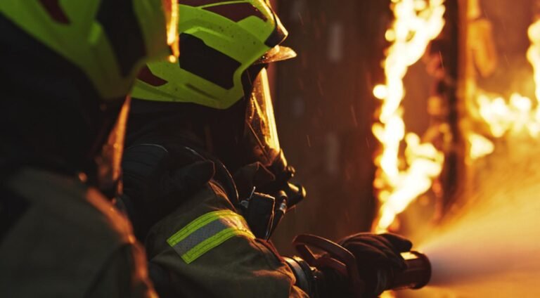 Groot Brand Bij Bandencentrale in Bergen op Zoom Stoot Zware Rook uit