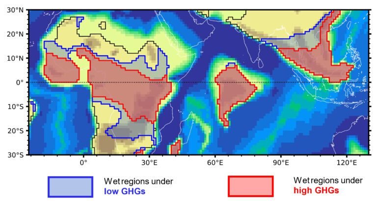 Les van de heetste periode op aarde in de afgelopen 65 miljoen jaar: Hoe wereldwijde opwarming de regenband in de tropen kan verkleinen