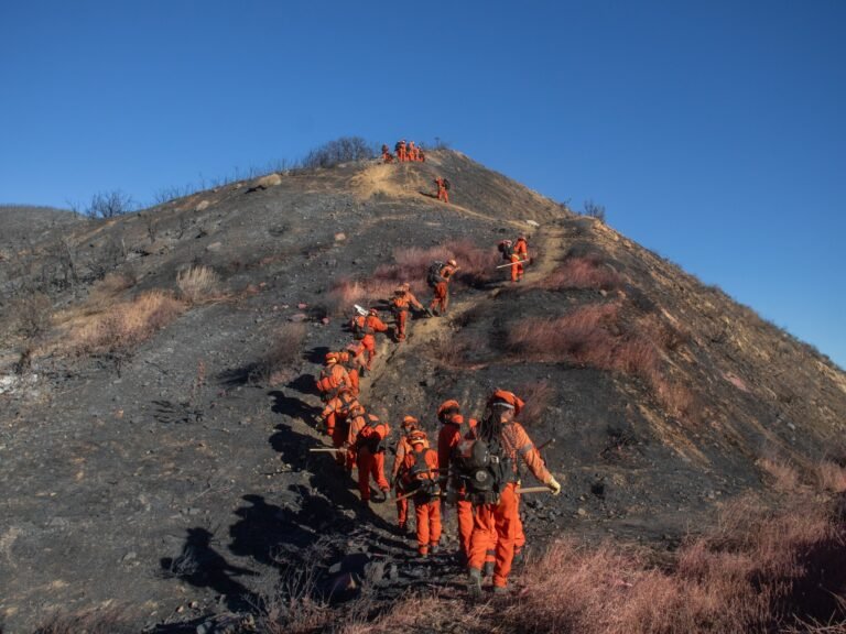 Foto's: Nachtelijke Brandbestrijding Bedwingt Nieuwe Brand in Californië