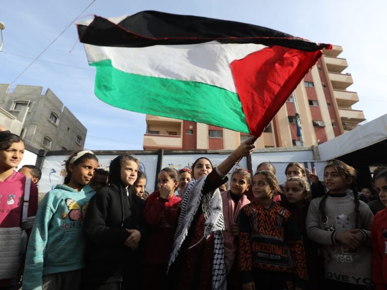 Foto's: Palestijnen in Gaza vieren het staakt-het-vuren