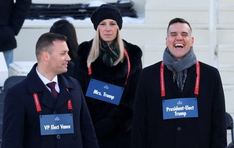 Foto's van de repetitie voor de inauguratie van Donald Trump