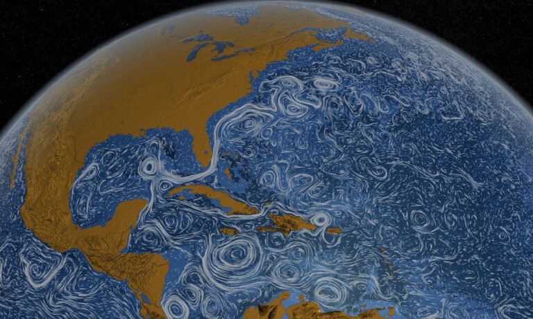 Hoe beïnvloedt de atmosfeer het weer op de oceaan?