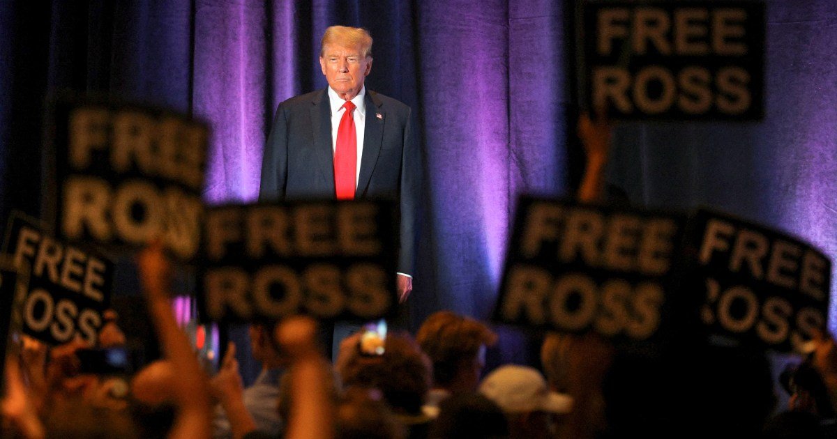 Oprichter van drugshandelsplatform Ross Ulbricht spreekt zich uit na pardon van Trump