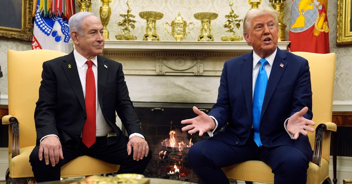 Donald Trump suggereert dat de VS Gaza willen 'overnemen' tijdens bezoek van Netanyahu