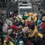 Foto's: Ontheemden staan voor een onzekere toekomst na hun vlucht uit Goma