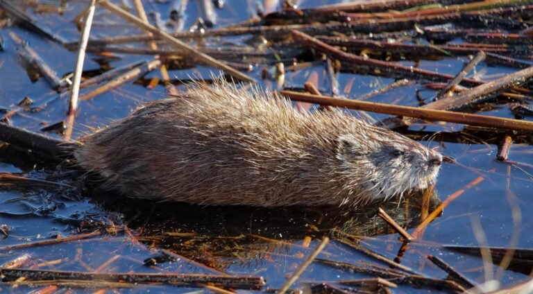 Gewijzigde vangsten van muskusratten en coypu door stijgende waterstanden