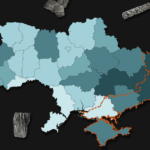 Kaart van Oekraïnes zeldzame aardmetalen en kritieke mineralen