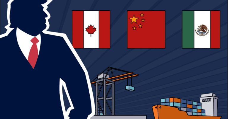 Visuele Uitleg van Donald Trump's Handelsheffingen op Canada, Mexico en China