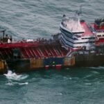 Britse politie arresteert man na aanvaring tussen olietanker en vrachtschip in de Noordzee