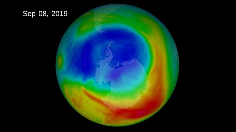 Het ozongat boven Antarctica herstelt dankzij wereldwijde vermindering van CFC's