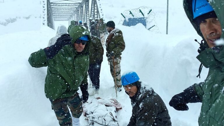 Minstens 4 doden en enkele vermisten door lawine in Uttarakhand, India