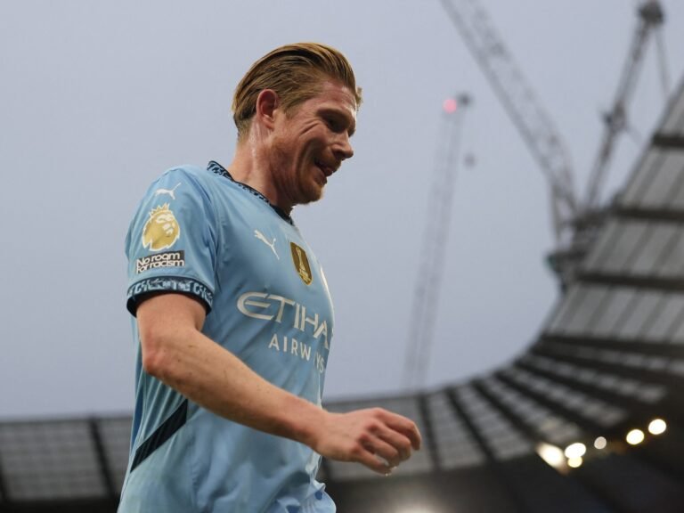 De Bruyne verlaat Man City aan het einde van het seizoen