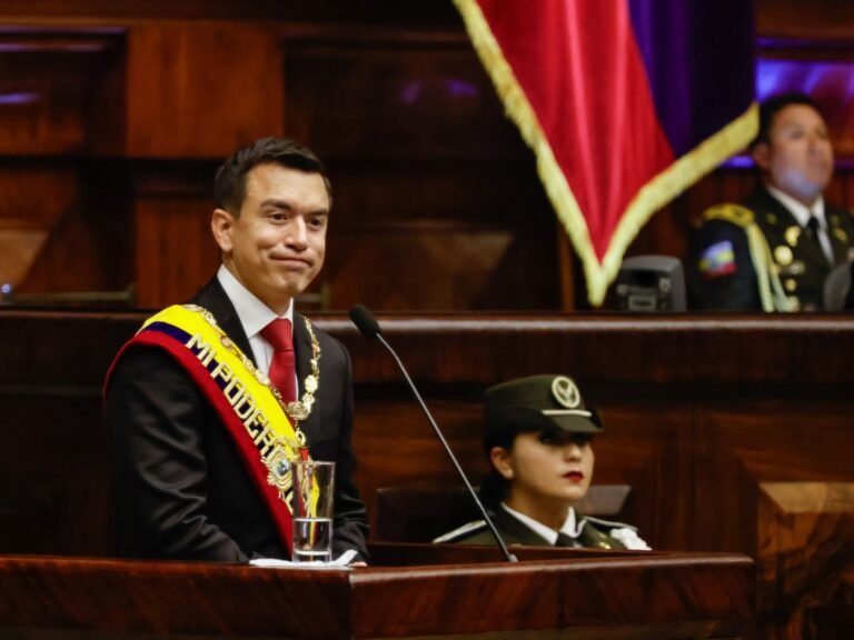 Ecuador beschuldigt 'slechte verliezers' van moordcomplot tegen president Noboa