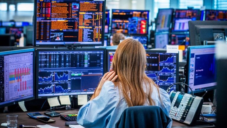 Europese markten dalen als de ingrijpende tarieven van Trump van kracht worden