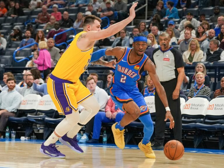NBA: SGA scoort 42 punten, Doncic uitgeschakeld terwijl Thunder de Lakers verslaat