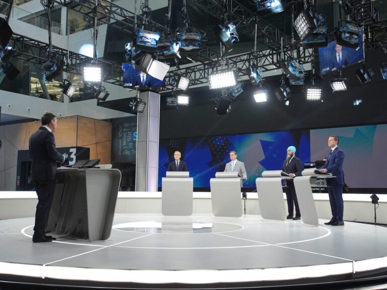 Wat gebeurde er tijdens het Franstalige verkiezingsdebat in Canada?