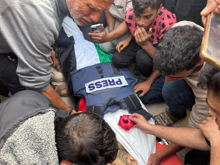 Buitenlandse journalisten mogen hun Palestijnse collega's in Gaza niet in de steek laten