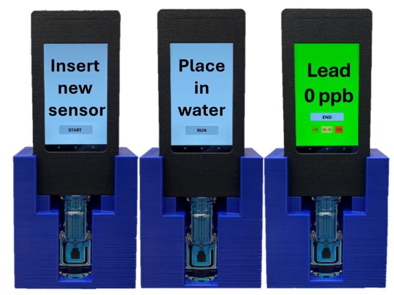 Draagbare sensor maakt detectie van lood in leidingwater mogelijk