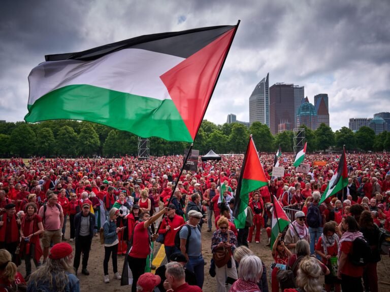 Foto's: Tienduizenden demonstreren in Nederland tegen de genocides in Gaza