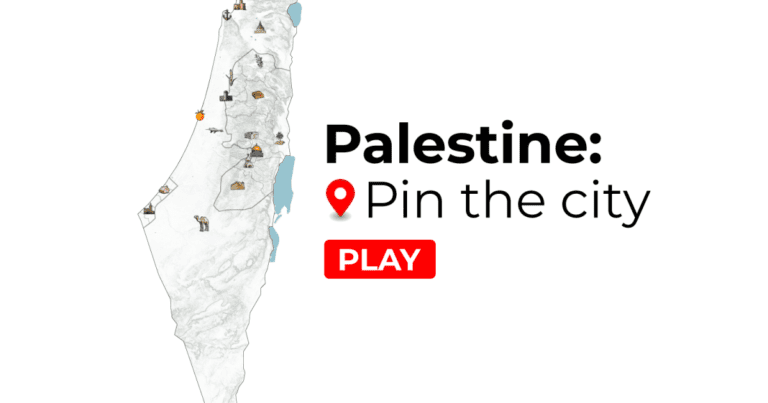 Kun jij deze Palestijnse steden vinden?