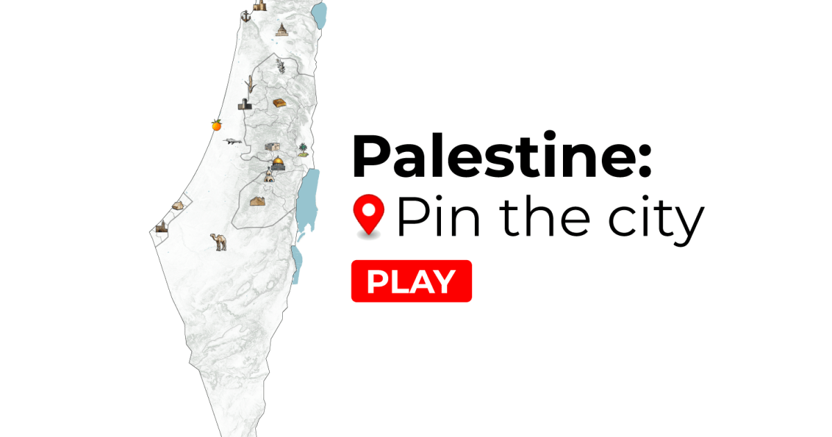 Kun jij deze Palestijnse steden vinden?