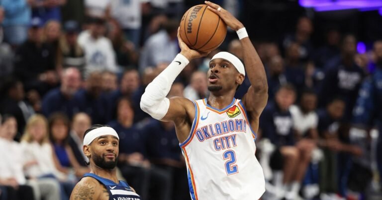 SGA Scoort 40 Punten, Thunder Herpakt Controle in NBA Westelijke Finale Tegen Wolves