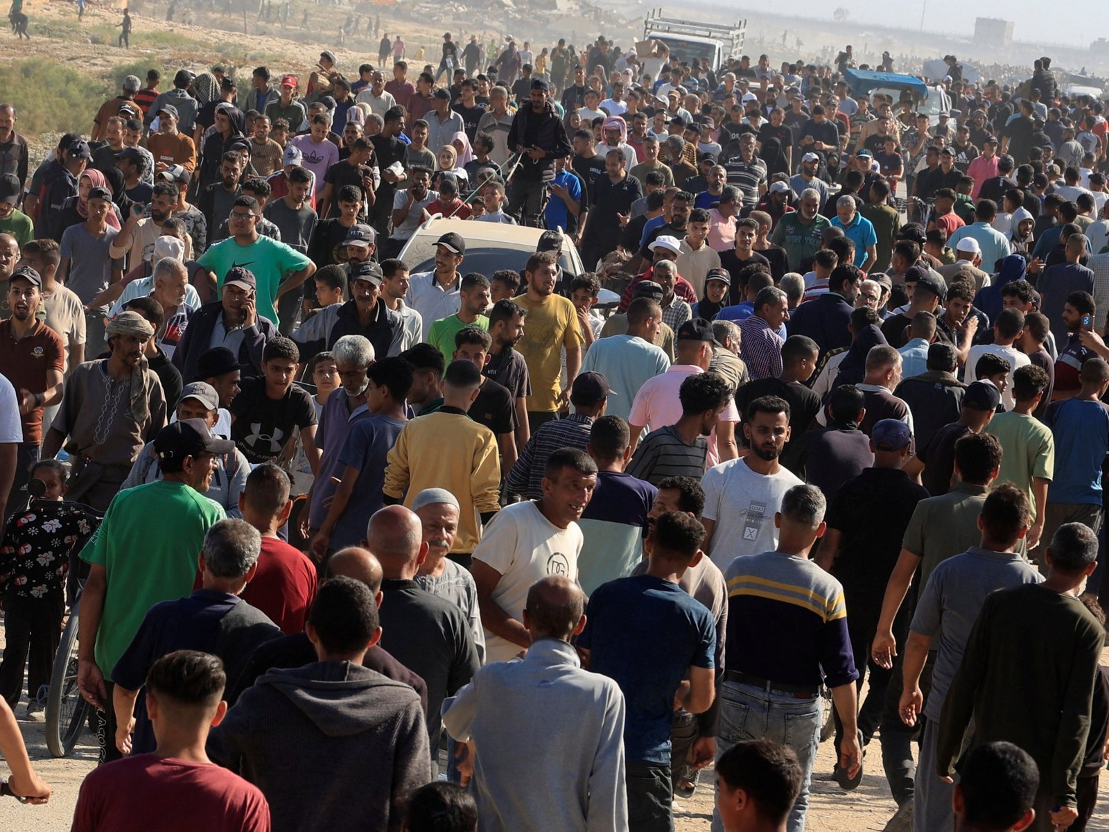 Schokkend: Woede na dodelijke drukte bij door de VS gesteunde hulplocatie in Gaza