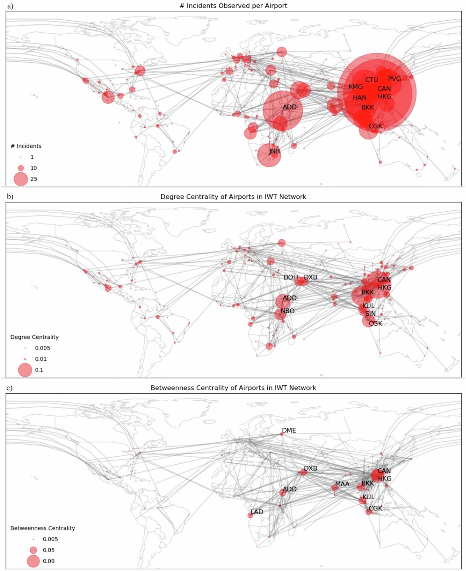 AI onthult verborgen luchthavens hotspots die wereldwijde dierenhandel ondersteunen