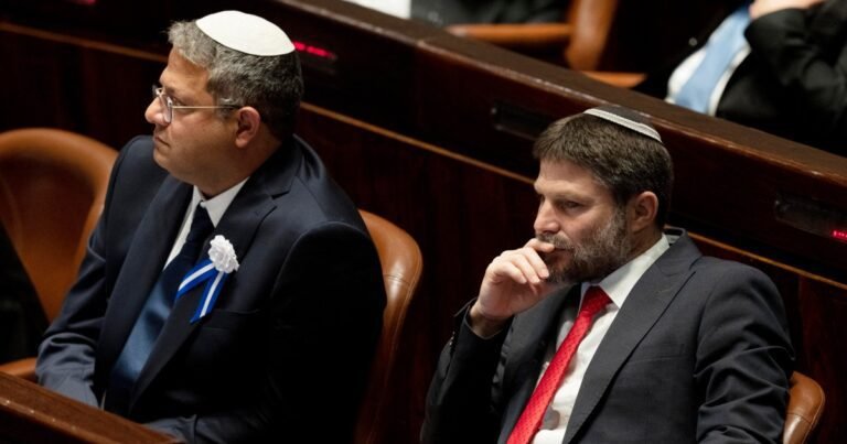 Australië, Canada, Nieuw-Zeeland, het VK en Noorwegen sanctioneren twee Israëlische ministers van de extreemrechtse partij