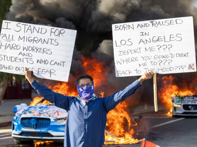 Foto's: Protesten in Los Angeles nemen toe met inzet van Nationale Garde