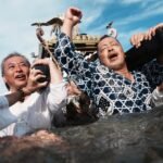 Foto's: Honderden bidden voor maritieme veiligheid tijdens heilig strandfestival in Japan