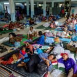 Foto's: Thailand-Cambodjaanse botsingen dwingen 100.000 mensen naar Thaise schuilplaatsen