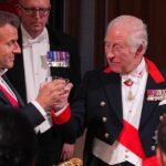 Macron begint staatsbezoek aan het VK en roept op tot steun voor Gaza en Oekraïne