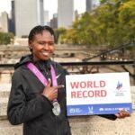 Marathonwereldrecordhouder Chepngetich geschorst vanwege positieve dopingtest