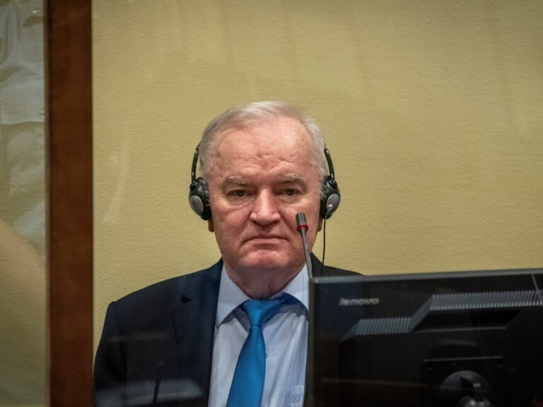 VN-rechters weigeren vervroegde vrijlating voor Mladic, leider van de Srebrenica-massamoord