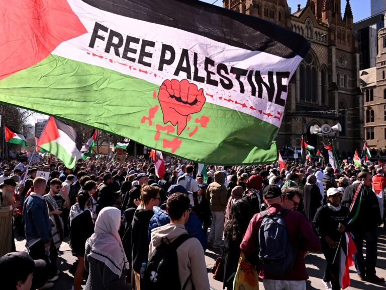 Foto's: Massale Protesten in Australië Voor Einde aan de Genocide in Gaza
