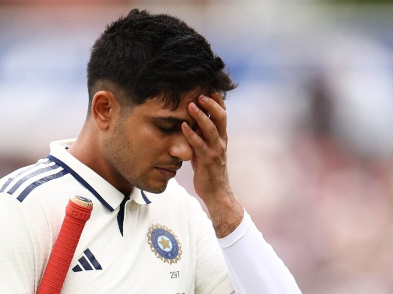 India's Strijd in Beslissende Test in Engeland: Aanvoerder Gill Uitgeschakeld