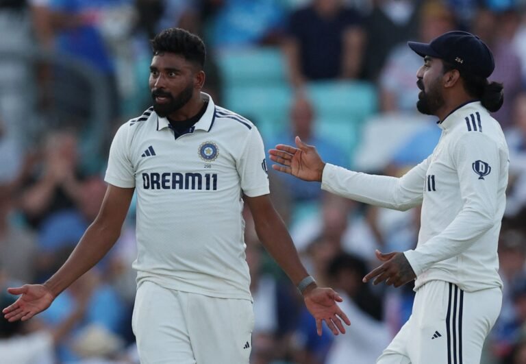Siraj Presteert Na Jaiswal's Bijdrage voor India's Uitdagende Doelstelling Tegen Engeland