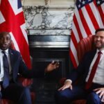 VS heeft 'geen plannen' om Palestijnse staat te erkennen, zegt Vance tijdens UK-reis